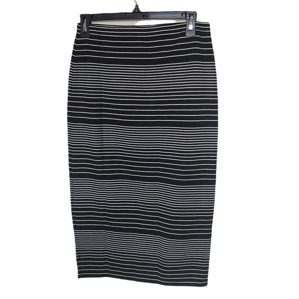 Max Studio Striped Pencil Skirt